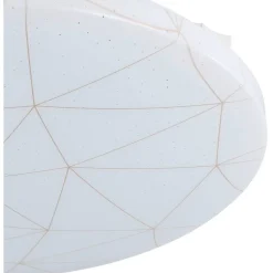 LED-Plafondi Eglo Rende 19.5W Ø38cm valkoinen/kulta