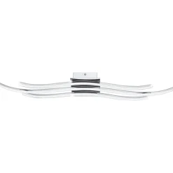LED-plafondi Eglo Roncade 26W 130x45x650 mm IP20 kromi/valkoinen