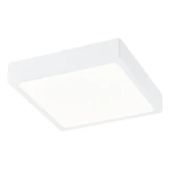 LED-plafondi Globo Alena 17x17cm 22W himmennettävä valkoinen
