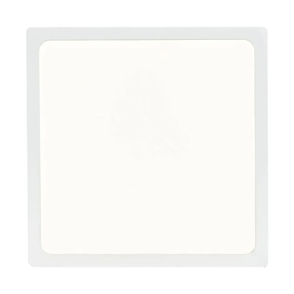LED-plafondi Globo Alena 17x17cm 22W himmennettävä valkoinen