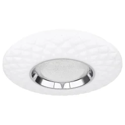 LED-plafondi Globo Magnifique Ø49cm 30W himmennettävä valkoinen