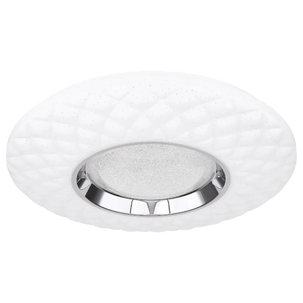 LED-plafondi Globo Magnifique Ø49cm 30W himmennettävä valkoinen