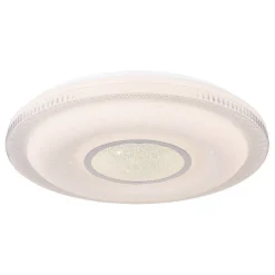 LED-plafondi Globo Magnifique Ø50cm 30W himmennettävä valkoinen