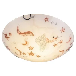 LED-plafondi Globo Natalie Ø30cm 16W valkoinen