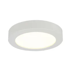 LED-plafondi Globo Paula Ø22,6cm 18W valkoinen