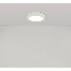 LED-plafondi Globo Paula Ø22,6cm 18W valkoinen