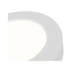 LED-plafondi Globo Paula Ø22,6cm 18W valkoinen