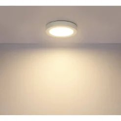LED-plafondi Globo Paula Ø22,6cm 18W valkoinen