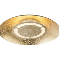 LED-plafondi Globo Tabea Ø35cm 12W kulta