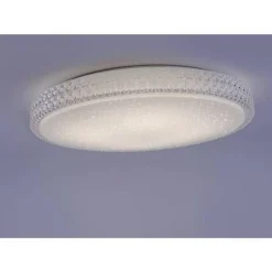 LED-plafondi Leuchten Direkt Frida Ø60cm 32W himmennettävä valkoinen