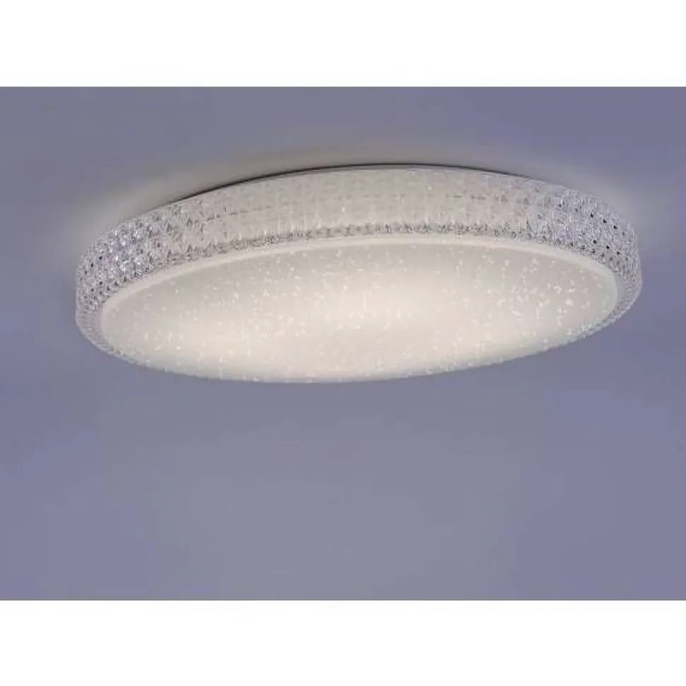 LED-plafondi Leuchten Direkt Frida Ø60cm 32W himmennettävä valkoinen