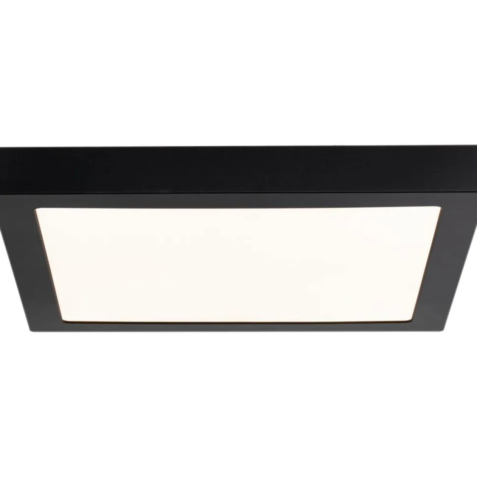 LED-Plafondi Paulmann Abia 300x300mm mattamusta