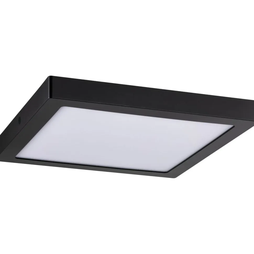 LED-Plafondi Paulmann Abia 300x300mm mattamusta