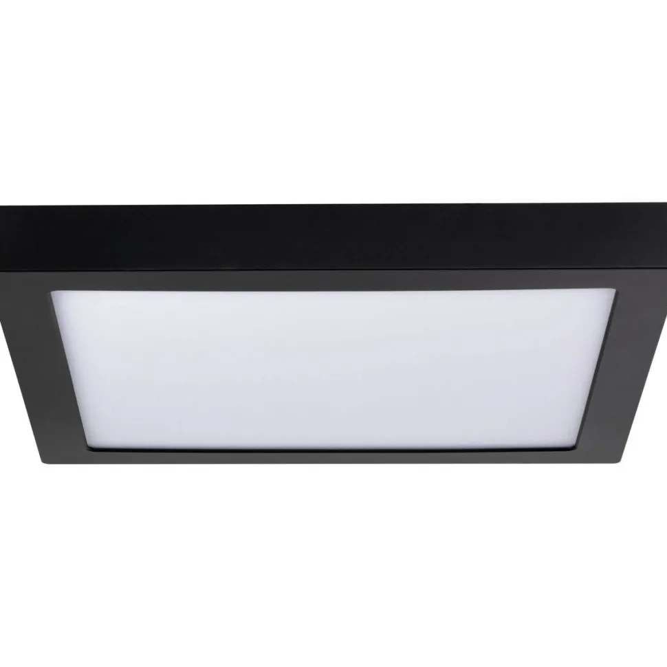LED-Plafondi Paulmann Abia 300x300mm mattamusta