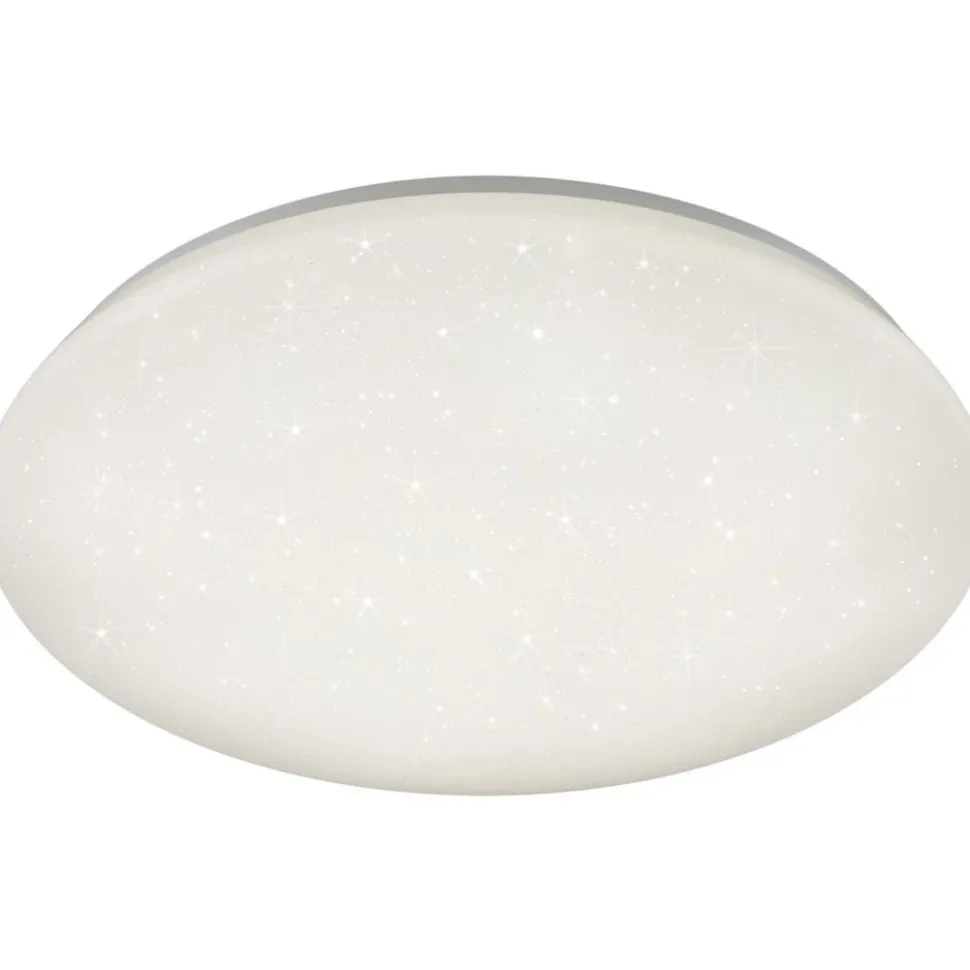 LED-plafondi Trio Potz Ø 500x120 mm valkoinen starlight