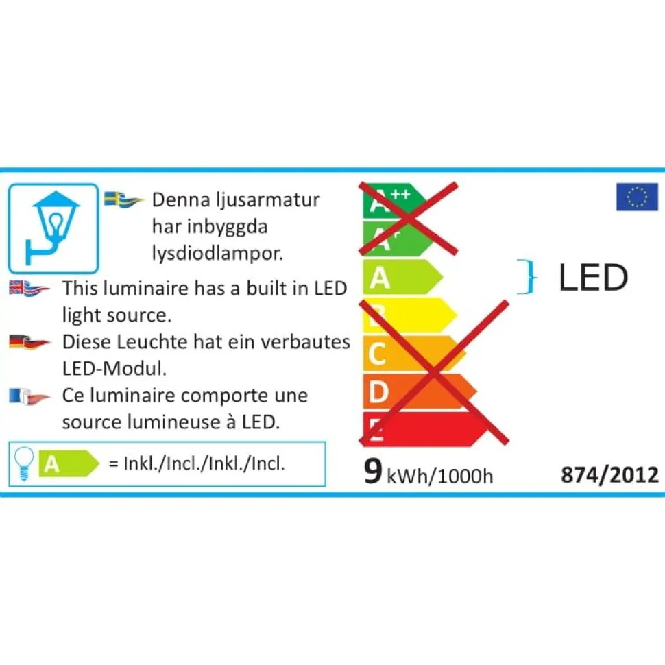 LED-Pollarivalaisin Konstsmide Cremona 7999-370 8W HP tummanharmaa