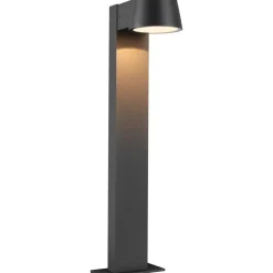 LED-pollarivalaisin Paulmann Capea, IP44, 50cm, 2200K, antrasiitti