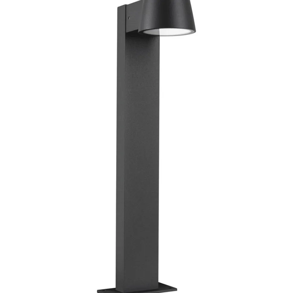 LED-pollarivalaisin Paulmann Capea, IP44, 50cm, 2200K, antrasiitti