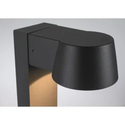 LED-pollarivalaisin Paulmann Capea, IP44, 50cm, 2200K, antrasiitti