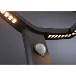 LED-pollarivalaisin Paulmann Alara Smart Home Zigbee 3.0 665mm hämäräohjattu liiketunnistin IR RGBW+ 10W 450lm antrasiitti