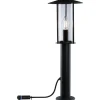 LED-pollarivalaisin Paulmann Plug & Shine Classic, IP44, 3000K, antrasiitti
