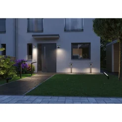 LED-pollarivalaisin Paulmann Plug & Shine Ito, IP65, 3000K, pystysuuntainen säätö, antrasiitti