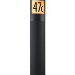 LED-pollarivalaisin liike- ja hämärätunnistimella Paulmann Padea, Smart Home Zigbee 3.0, IP44, antrasiitti