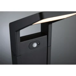 LED-pollarivalaisin liiketunnistimella Paulmann Juntea, 58.5cm, IP44, 3000K, antrasiitti