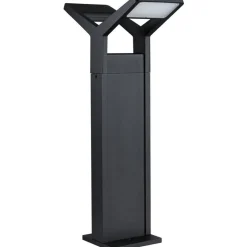 LED-pollarivalaisin liiketunnistimella Paulmann Juntea, 2-osainen, 58.5cm, IP44, 3000K, antrasiitti