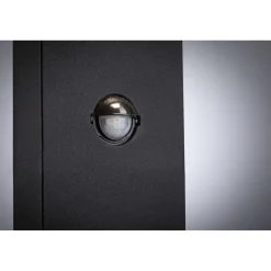 LED-pollarivalaisin liiketunnistimella Paulmann Kulma, 50cm, IP44, 3000K, korroosionkestävä, antrasiitti