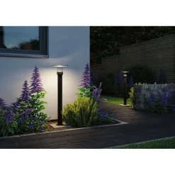 LED-pollarivalaisin liiketunnistimella Paulmann Sienna, 78cm, IP44, 3000K, korroosionkestävä, antrasiitti