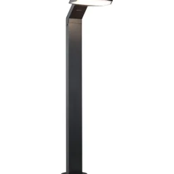 LED-pollarivalaisin liiketunnistimella Paulmann Zenera, 67cm, IP44, 3000K, korroosionkestävä, antrasiitti
