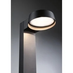 LED-pollarivalaisin Paulmann Capea Grand, IP44, 3000K, antrasiitti