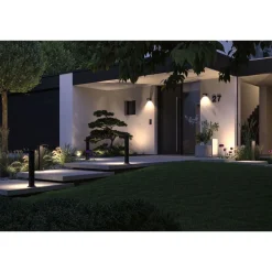 LED-pollarivalaisin Paulmann Capea Grand, IP44, 3000K, antrasiitti