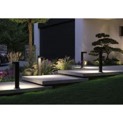 LED-pollarivalaisin Paulmann Capea Grand, IP44, 3000K, antrasiitti
