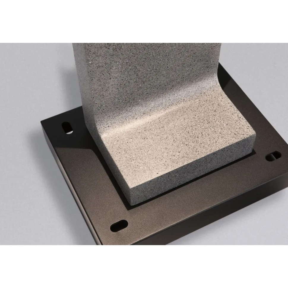LED-pollarivalaisin Paulmann Concrea, IP65, 61.6cm, 3000K, betoni