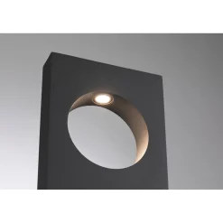 LED-pollarivalaisin Paulmann Ivo, IP65, 505mm, 3000K, 5.5W, 150lm, harmaa