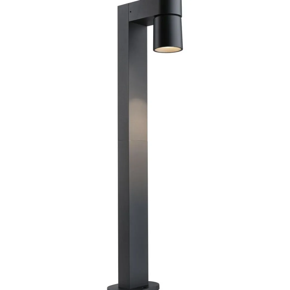 LED-pollarivalaisin Paulmann Kimu, IP44, 82.2cm, 3000K, antrasiitti