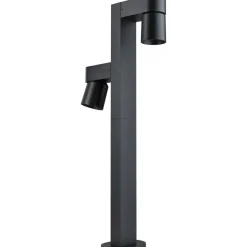 LED-pollarivalaisin Paulmann Kimu, 2-osainen, IP44, 82.2cm, 2200K, antrasiitti