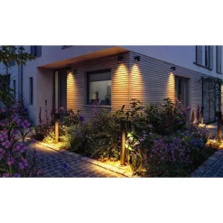 LED-pollarivalaisin Paulmann Kimu, 2-osainen, IP44, 82.2cm, 2200K, antrasiitti