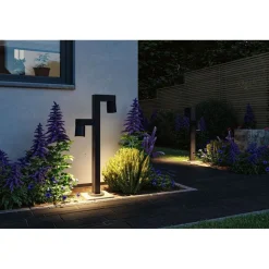 LED-pollarivalaisin Paulmann Kimu, 2-osainen, IP44, 82.2cm, 3000K, antrasiitti