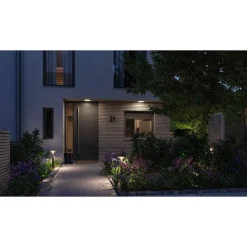 LED-pollarivalaisin Paulmann Plate, Smart Home Zigbee 3.0, IP44, 60cm, säädettävä värilämpötila, antrasiitti