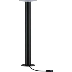 LED-pollarivalaisin Paulmann Plug & Shine Plate, IP44, 2200K, 7W, antrasiitti