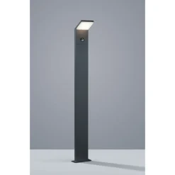 LED-pollarivalaisin Pearl 100x80x1000 mm antrasiitti liiketunnistimella