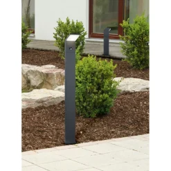 LED-pollarivalaisin Pearl 100x80x500 mm matala antrasiitti liiketunnistimella