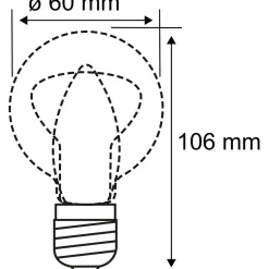 LED-pääpeililamppu Paulmann Modern Classic Edition Pear, E27, 600lm, 6.5W, 2700K, hopea