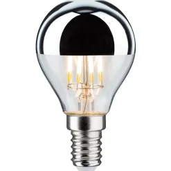 LED-pääpeililamppu Paulmann Modern Classic Edition Drop, E14, 440lm, 4.8W, 2700K, himmennettävä, hopea