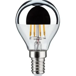 LED-pääpeililamppu Paulmann Modern Classic Edition Drop, E14, 440lm, 4.8W, 2700K, himmennettävä, hopea
