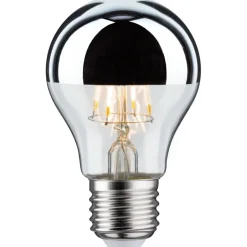LED-pääpeililamppu Paulmann Modern Classic Edition Pear, E27, 580lm, 4.8W, 2700K, hopea