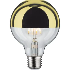LED-pääpeililamppu Paulmann Modern Classic Edition Globe, E27, G95, 600lm, 6.5W, 2700K, himmennettävä, kulta